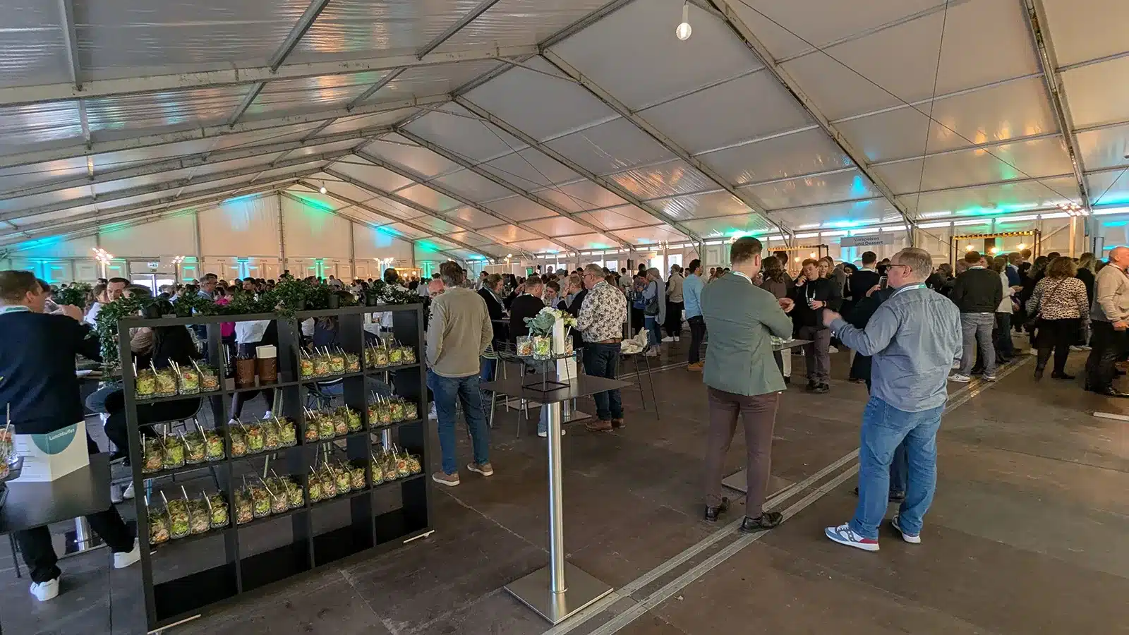 Interhyp 25. Jubiläum Cateringzelt