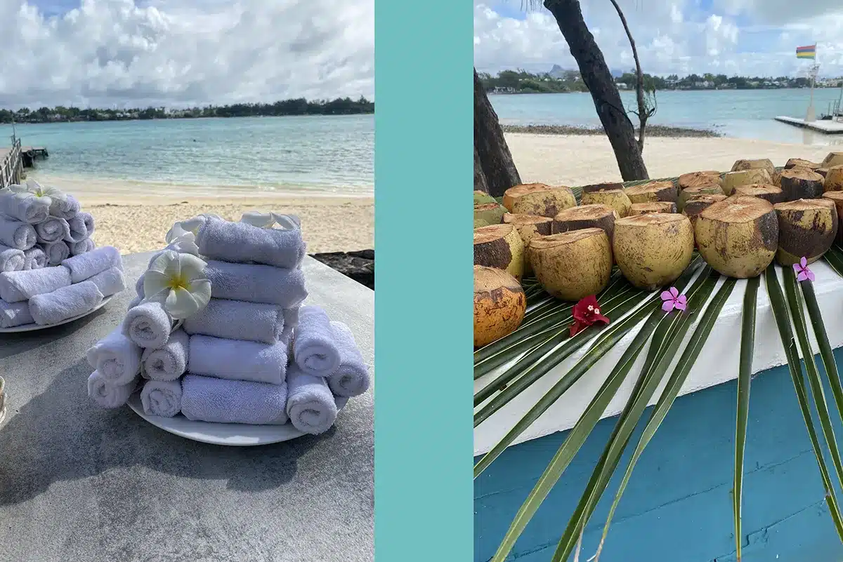 Mauritius Wellness Strand Kokosnuss