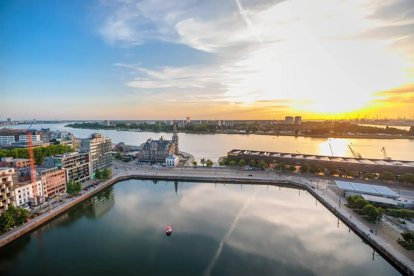 Realize Events MAS Museum Antwerpen Incentive Rooftop View